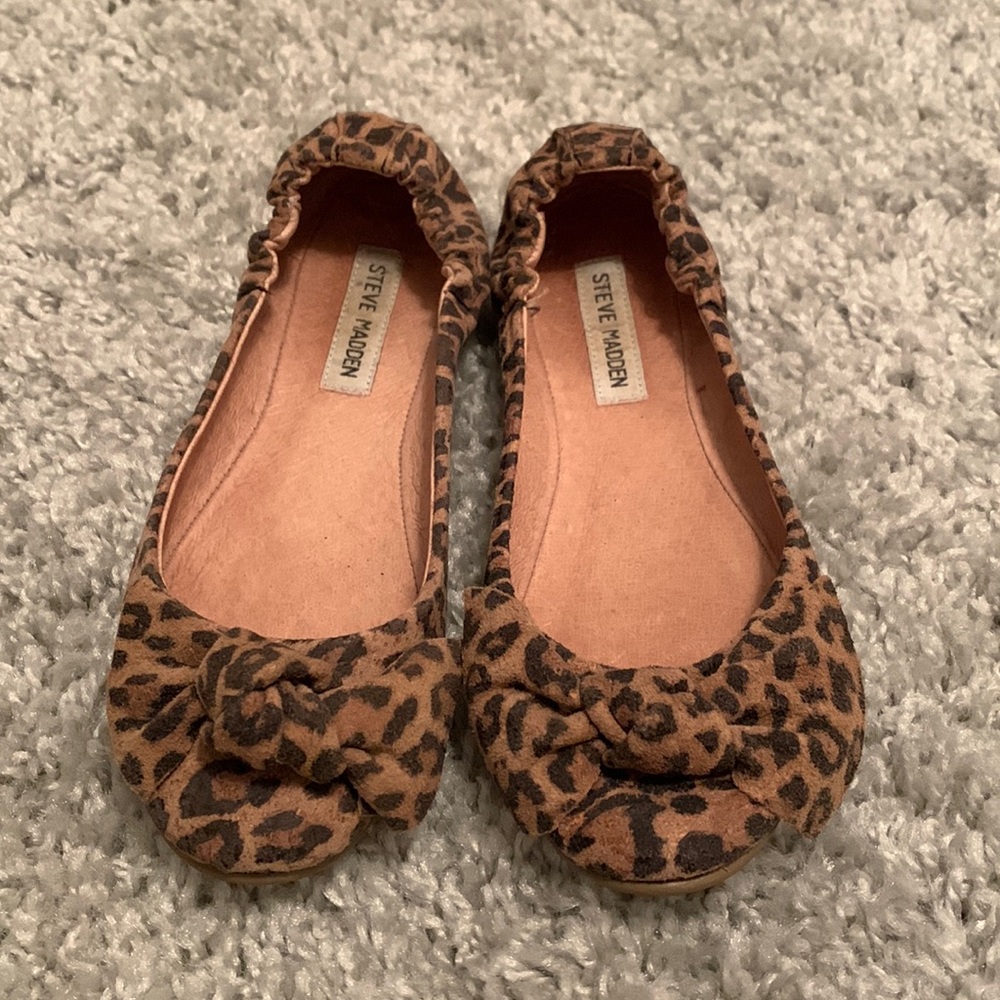 Leopard Print Steve Madden flats 🐆